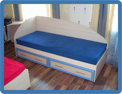 кровать с двумя ящиками на заказ