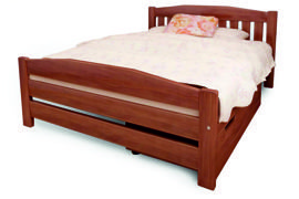Ліжко дерев'яне "Альфа-3" (без шухляд)