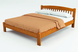  Ліжко дерев'яне еко * «Ретро-2»