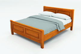 Ліжко дерев'яне "Лана"