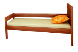Ліжко дерев'яне одноярусне "Соло"  (без шухляди)